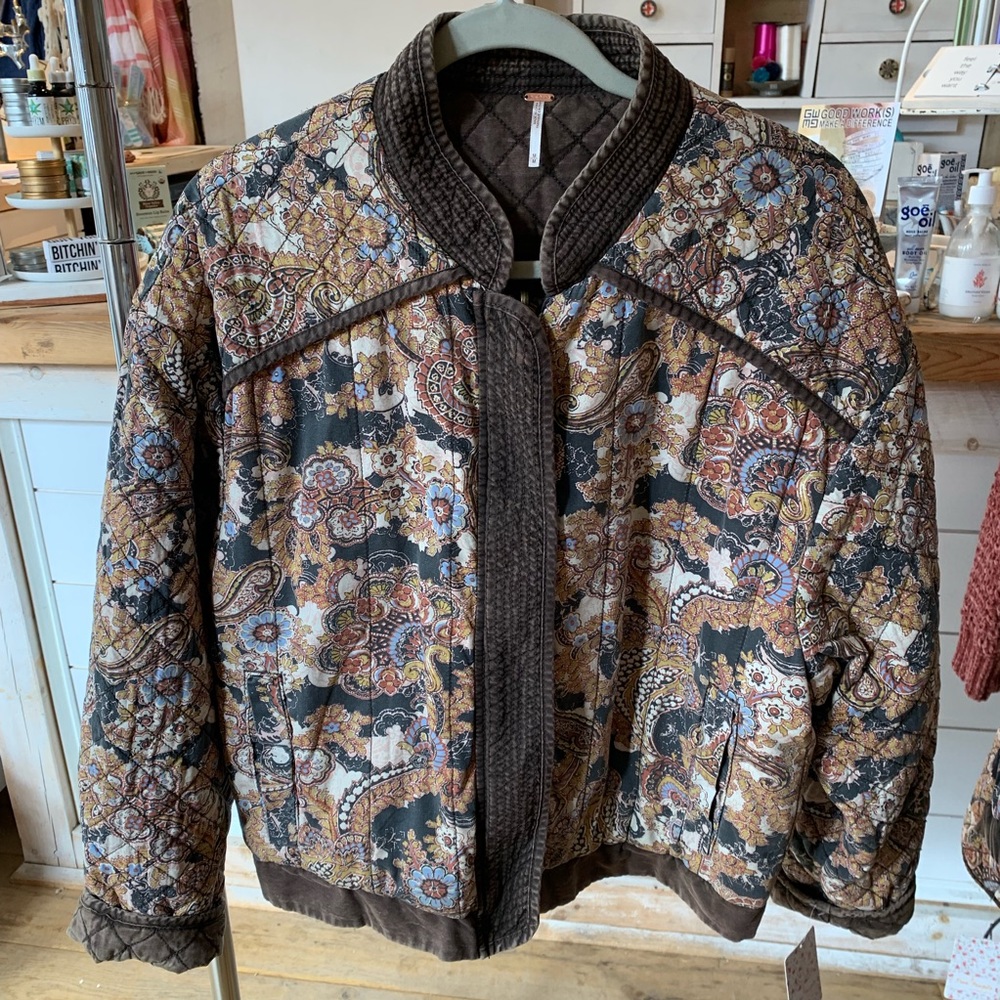Free People quilted jacket
